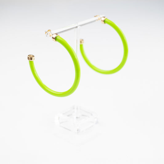Hoops - Lime Green