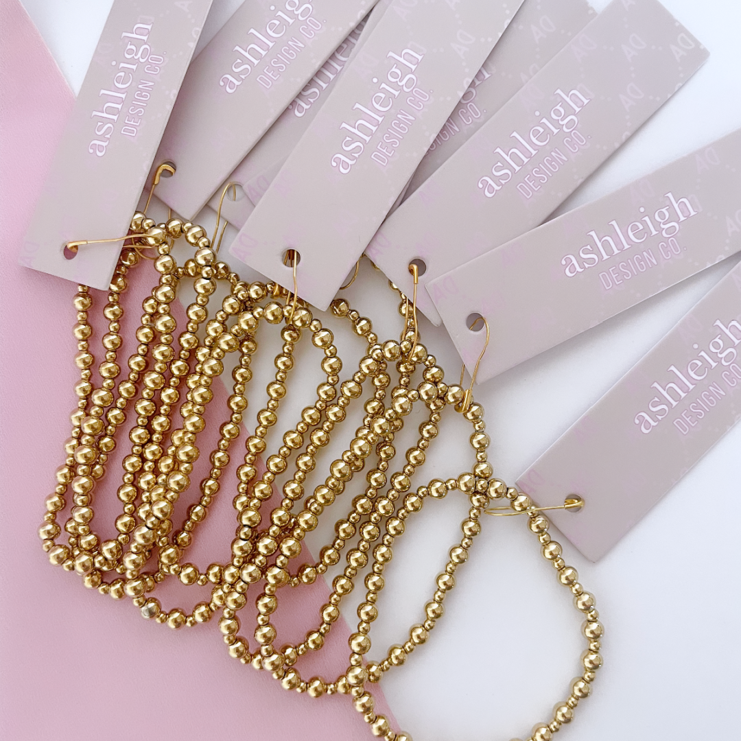 2MM & 4MM Gold-Filled Beaded Bracelet